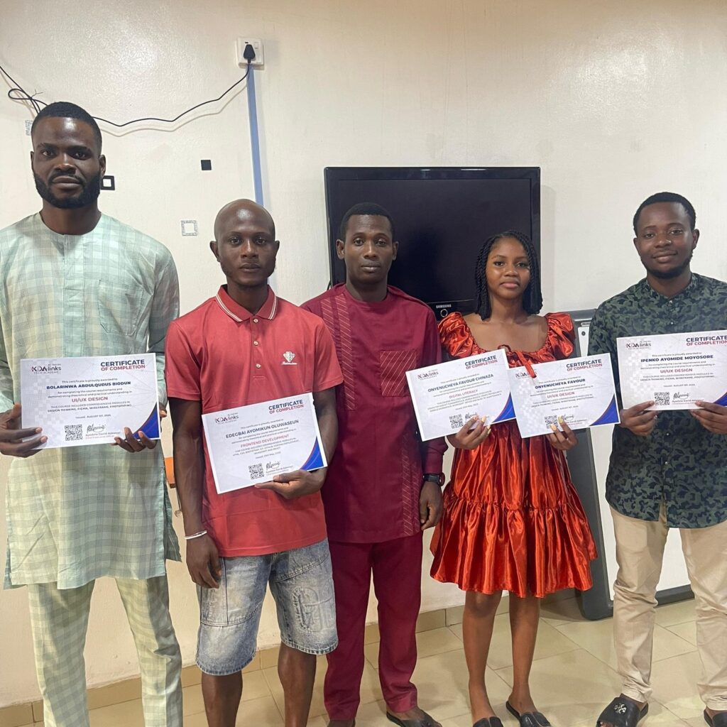 KDALinks Tech Academy - UI UX Design Course in Ibadan