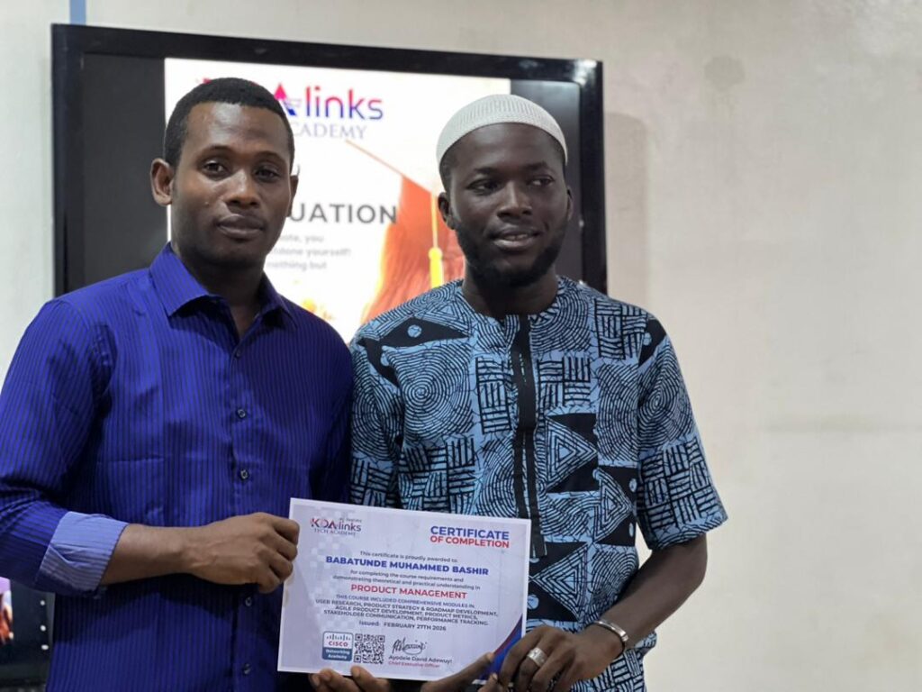 kdalinks Tech Academy Product Management Course in Ibadan 1