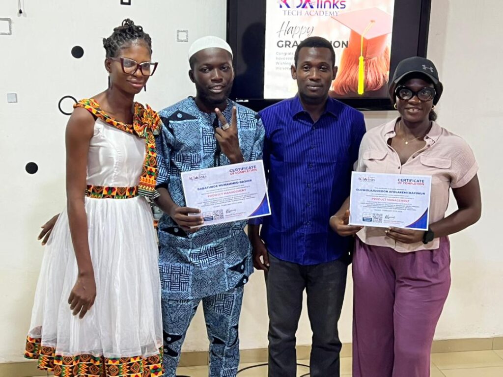 kdalinks Tech Academy Product Management Course in Ibadan